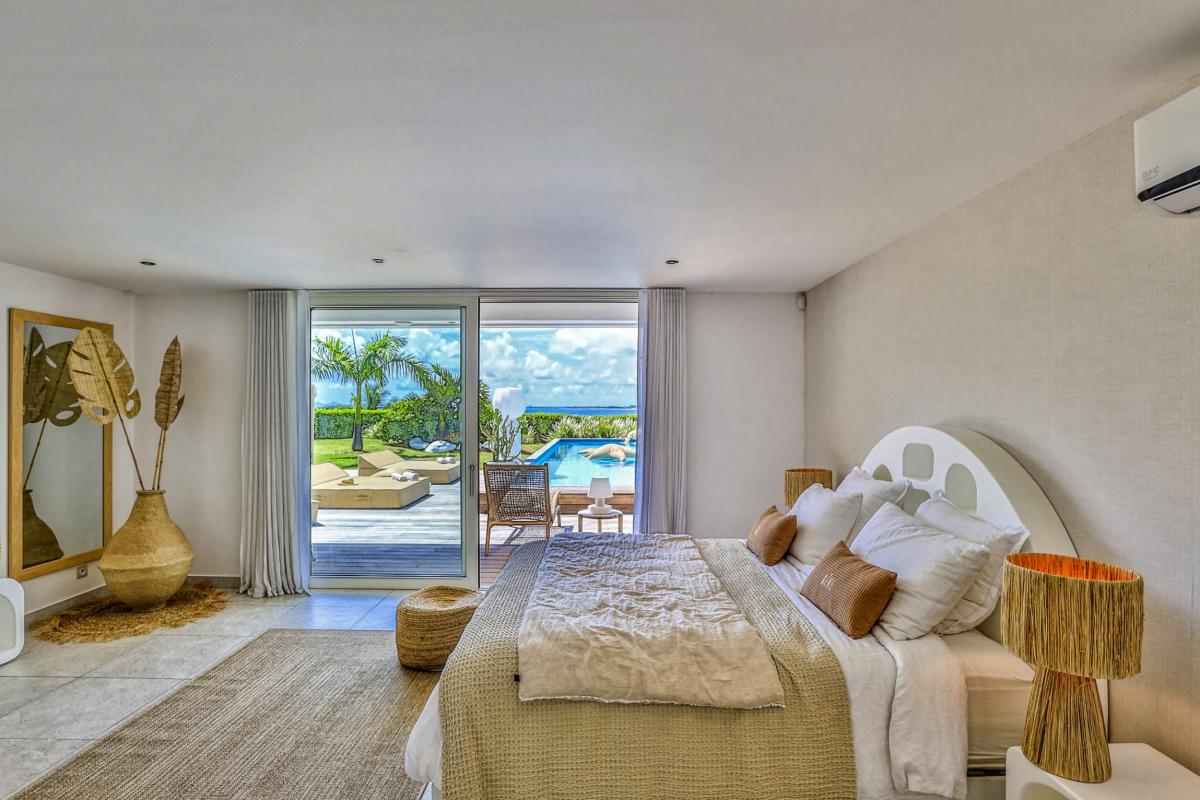 38 Villa à louer piscine vue mer Cul de Sac Saint Martin_chambre 4